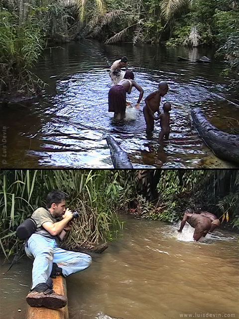 Water drums, from Luis Devin's fieldwork in Central Africa (Baka Pygmies, Gabon and Cameroon)
