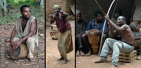 Bedzan Pygmy musicians